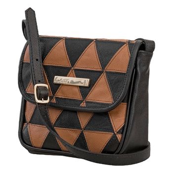 Bolsa-Transversal-Preto-e-Camel-Triangulos-Geometricos-|-Lolita-Tamanho--P----Cor--PRETO-0